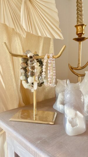 ブレスレット スタンド ディスプレイ インテリア BOHO ゴールド 真鍮