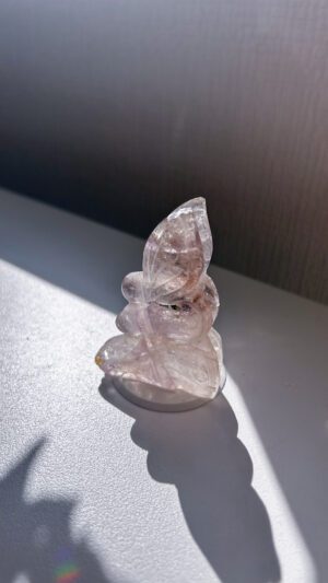 フローライト　蝶　天然石