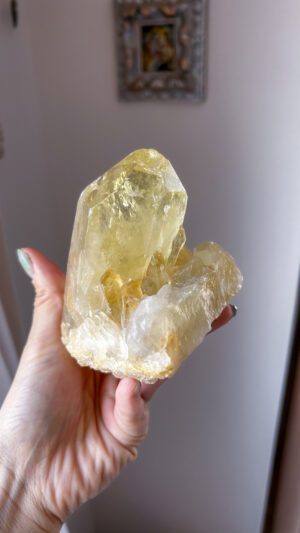 レモンクォーツ　クラスター　激レア　天然石