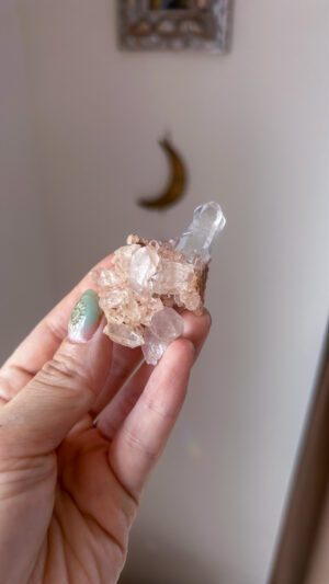ヒマラヤ水晶 マニカラン 天然石 ピンク パワーストーン 天然石