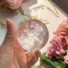 カブラル山産 レムリアンシード水晶スフィア 天然の光を放ち輝く虹入り 高品質スフィア Divine Love 美しさと自信を授けるヒーリングストーン