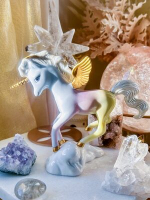 🦄アメリカンヴィンテージ ユニコーン・希少なコレクターズ品 ”愛がの翼”　AAA完璧なコンディション