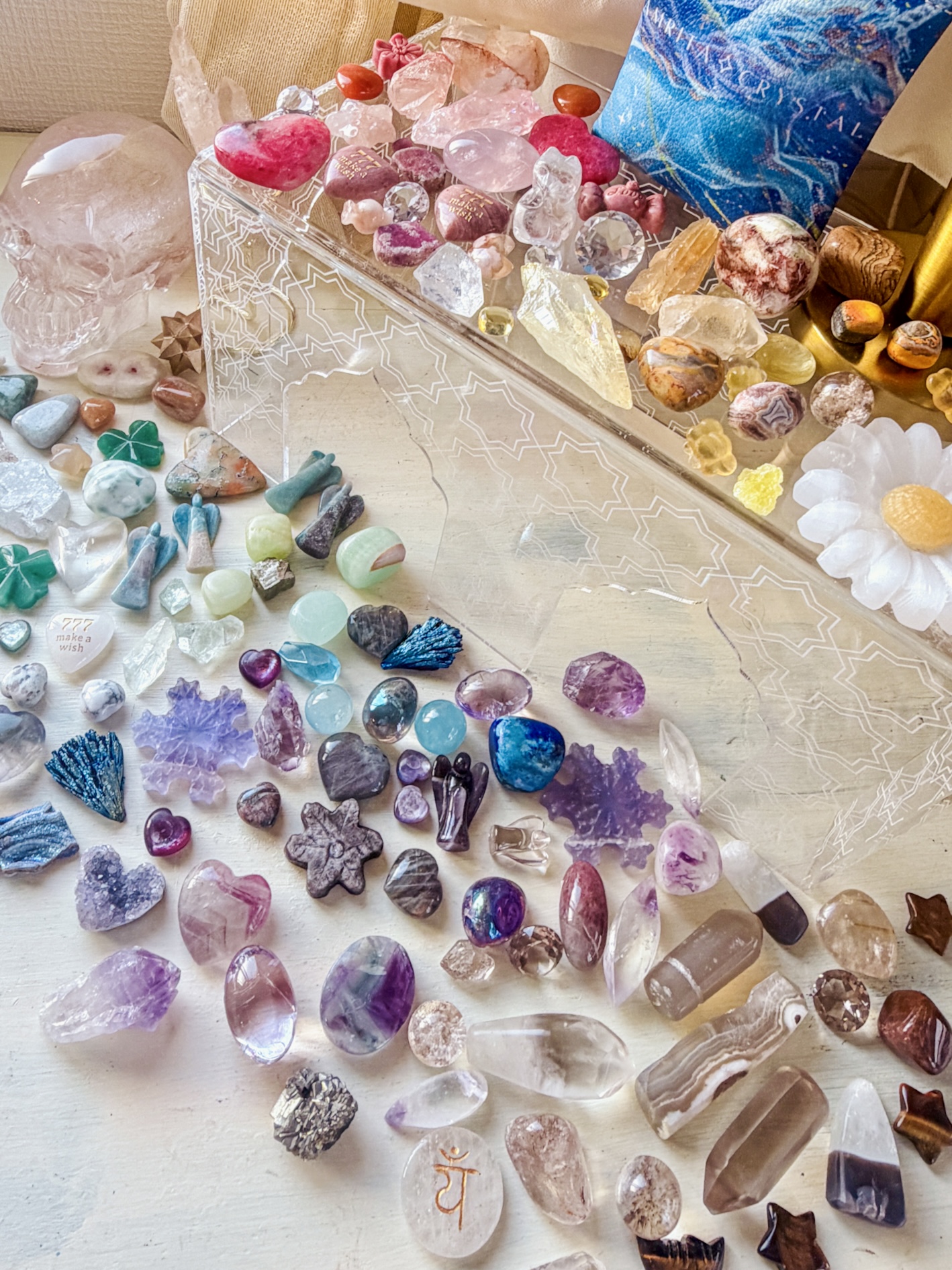 在庫限り・Amrita✧Crystal限定💎わくわくラッキーセット⭐️当店のリピーター様のみ✳️オリジナルバッグ・ポーチ・魔法のペン・ラッキーパームストーン1個のセット - 画像 (5)