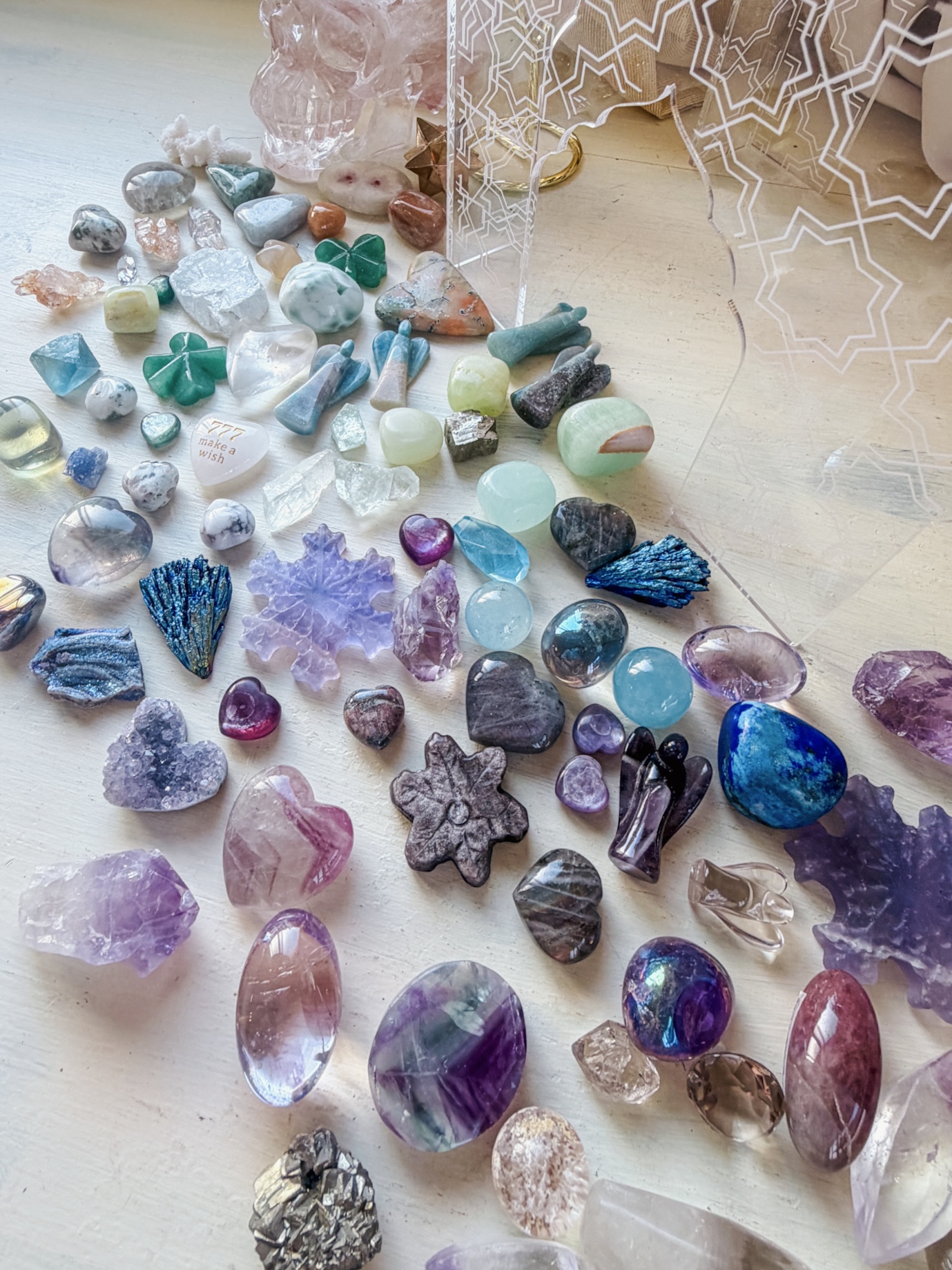 在庫限り・Amrita✧Crystal限定💎わくわくラッキーセット⭐️当店のリピーター様のみ✳️オリジナルバッグ・ポーチ・魔法のペン・ラッキーパームストーン1個のセット - 画像 (10)