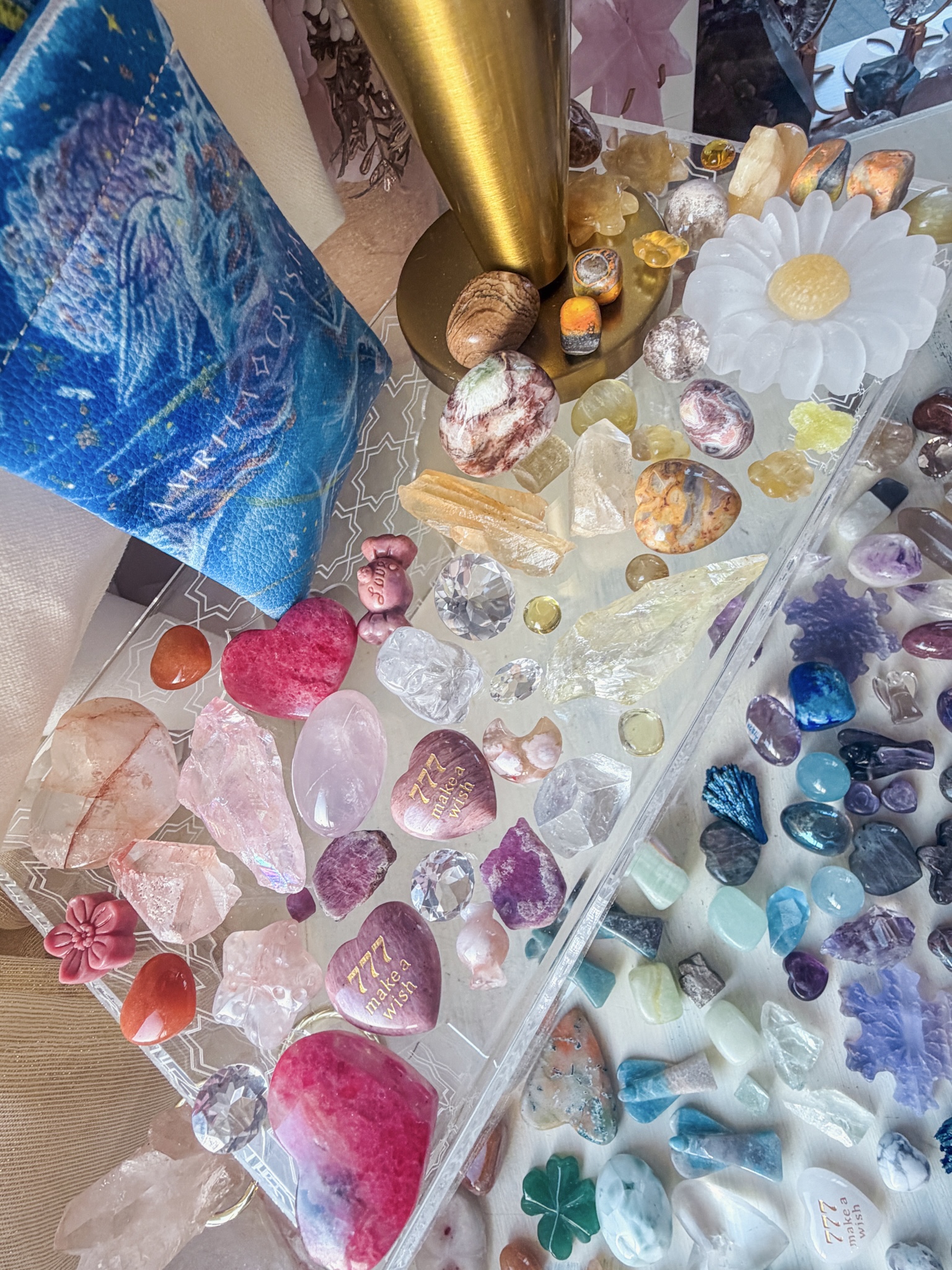 在庫限り・Amrita✧Crystal限定💎わくわくラッキーセット⭐️当店のリピーター様のみ✳️オリジナルバッグ・ポーチ・魔法のペン・ラッキーパームストーン1個のセット - 画像 (9)