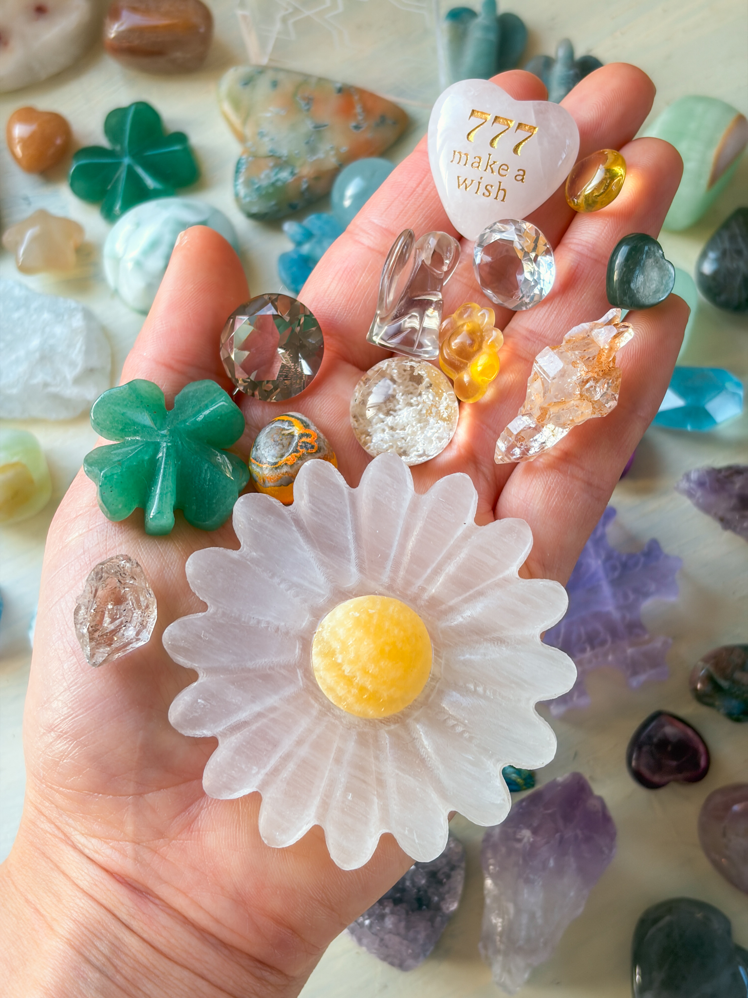 在庫限り・Amrita✧Crystal限定💎わくわくラッキーセット⭐️当店のリピーター様のみ✳️オリジナルバッグ・ポーチ・魔法のペン・ラッキーパームストーン1個のセット - 画像 (14)
