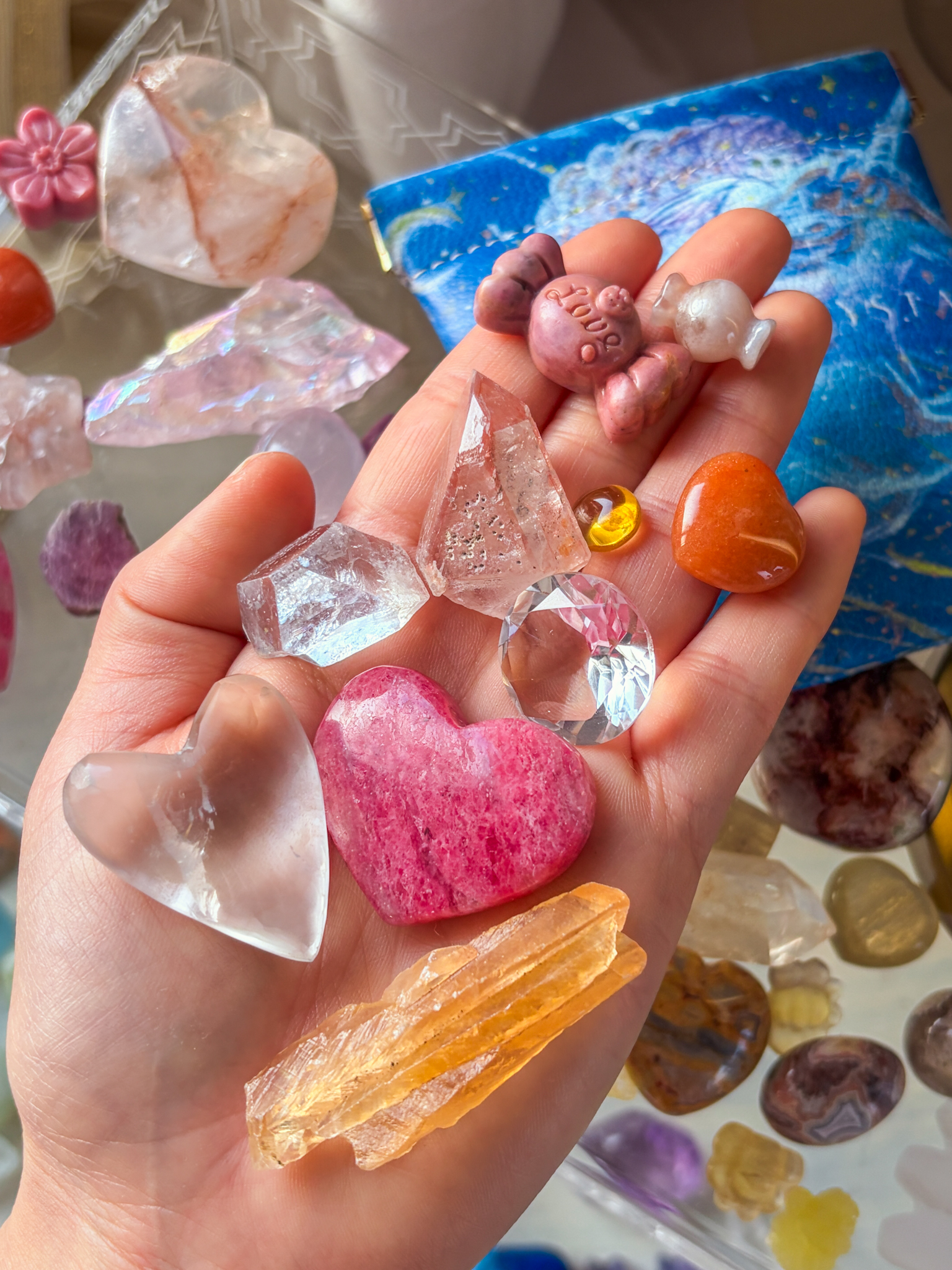 在庫限り・Amrita✧Crystal限定💎わくわくラッキーセット⭐️当店のリピーター様のみ✳️オリジナルバッグ・ポーチ・魔法のペン・ラッキーパームストーン1個のセット - 画像 (15)