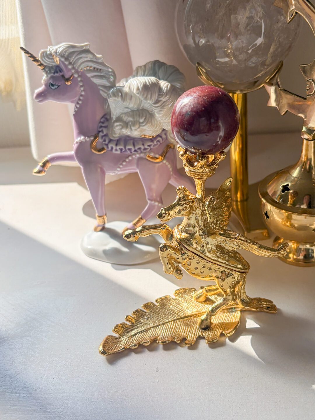 特価 55％OFF Pegasus Stand ペガサスのメタルスタンド・ゴールド