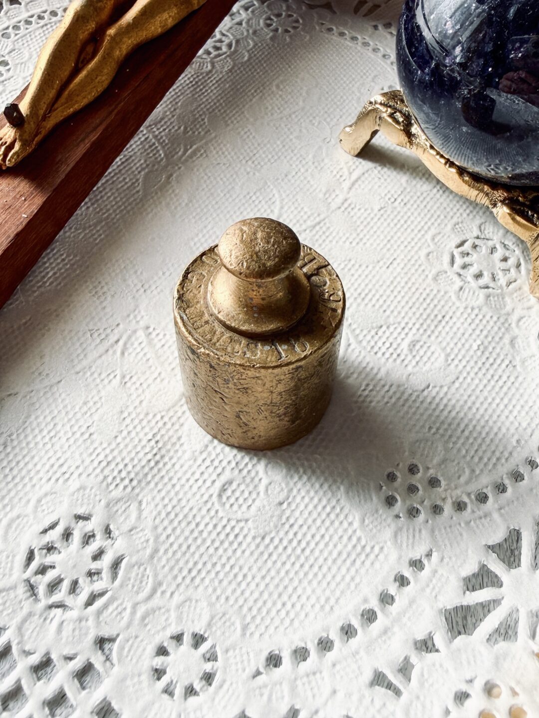 Europe Antique✧ 100g 真鍮無垢製 ペーパーウェイト - アイオニア