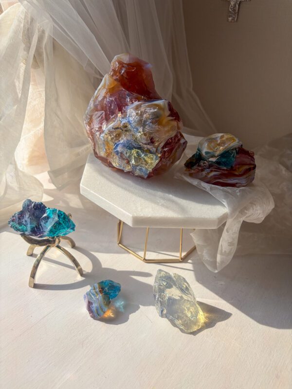 220g Rainbow Sanctuary 虹色の聖域✨ アンダラクリスタル｜クリア