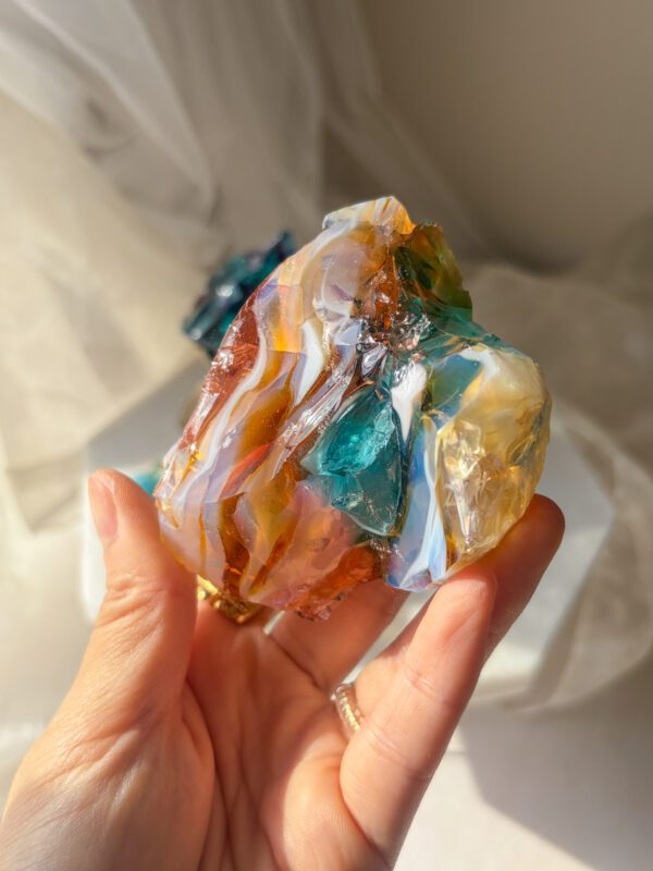 220g Rainbow Sanctuary 虹色の聖域✨ アンダラクリスタル｜クリア