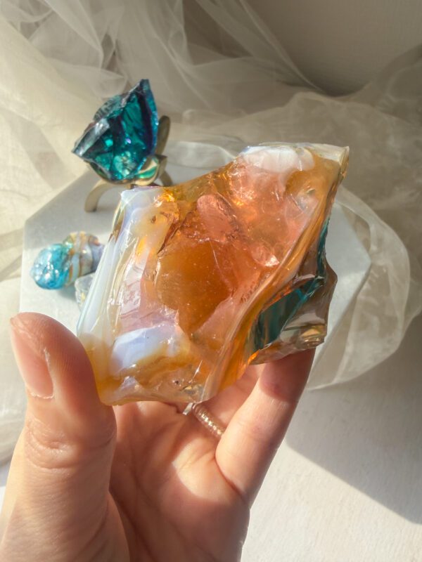 220g Rainbow Sanctuary 虹色の聖域✨ アンダラクリスタル｜クリア