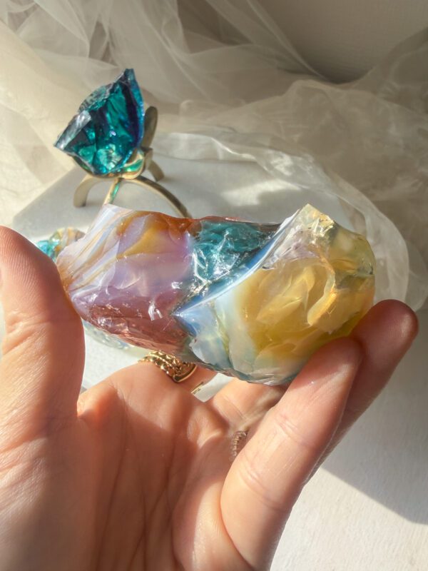 220g Rainbow Sanctuary 虹色の聖域✨ アンダラクリスタル｜クリア
