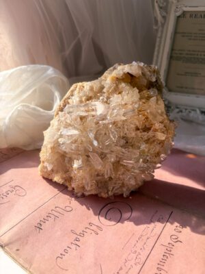Himalayan Crystal Ridge｜水晶の尾根 ヒマラヤ・パロギ鉱山産 ハリハリ水晶クラスター 1.2kg