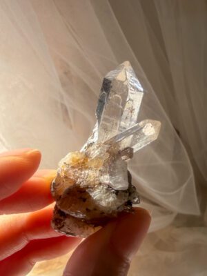 ヒマラヤ水晶 マイカ共生 パキスタン水晶 フンザ マニハール トルマリンルチル ゴールデンヒーラー エクリプス 希少 鉱物