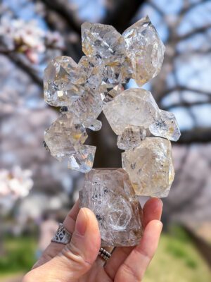Crystal Constellation クリスタルの星座|最上級グレード・入手困難 多結晶連結 NYハーキマー Diamond Quartz ♢ Master Collection|New York USA
