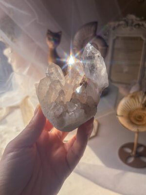 Solitary Beauty｜ 独り在る美  マニカラン産 ピンクヒマラヤ水晶 クラスター